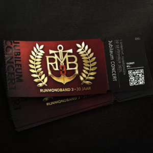 Jubileumconcert Rijnmondband 3 tickets